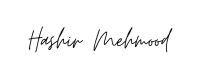 Hashir Mehmood Official Signature